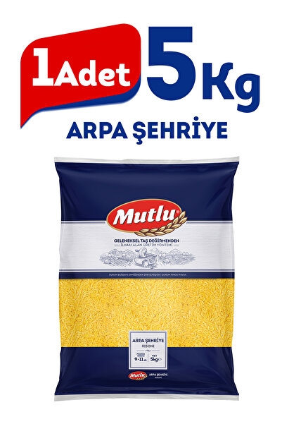 Mutlu Makarna Arpa Şehriye Makarna 5 Kg