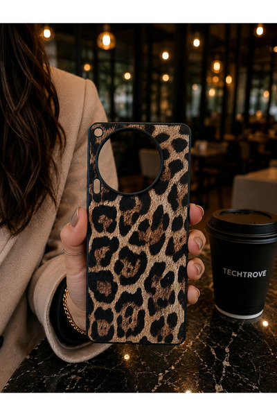 TechTrove Tecno Camon 30 Leopar Desenli Kamera Korumalı Telefon Kılıfı – Şık ...