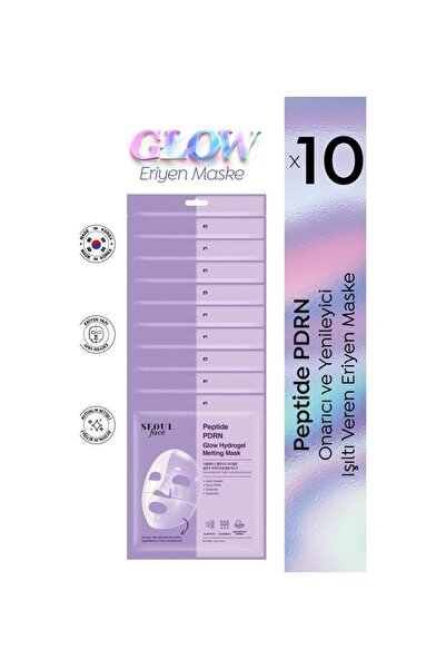 Dermal Seoul Face Peptide Pdrn Hydrogel Melting Moisturizing Korean Mask 34 G...