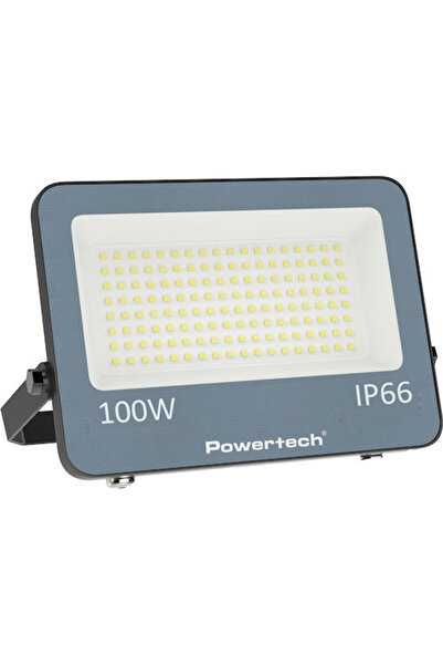 POWERTECH Αδιάβροχος Προβολέας LED 100W Λευκό 4000K IP66 Κωδικός: PT-1460