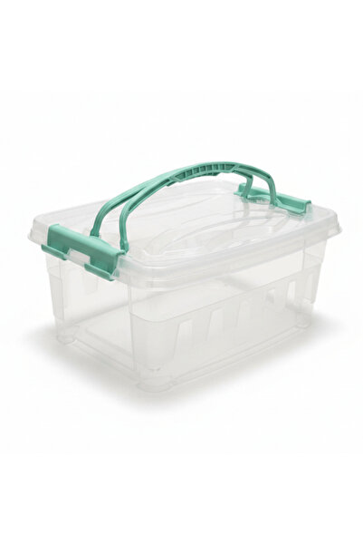Polytime Rectangular Storage Box with Lid & Handle – 5 Ltr | 300×220×125 mm |...