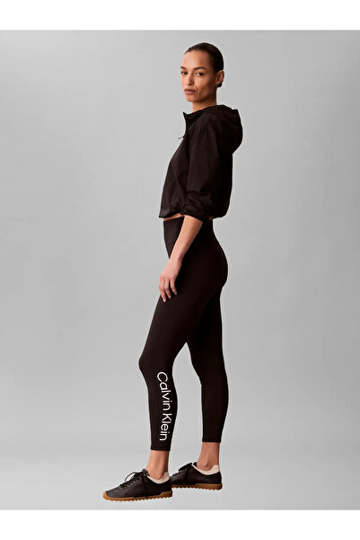 Calvin Klein ICON SPORT 7/8 LEGGI, UB1 Siyah Kadın Tayt