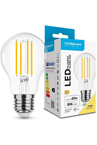 Other Modee Lighting Λάμπα LED 7W 108mm για ντουί E27 και σχήμα A60 Θερμό Λευ...