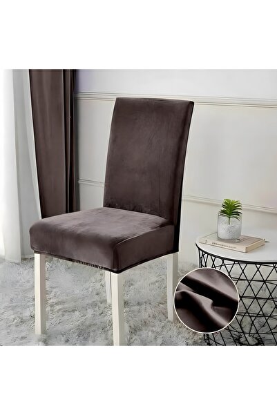 OEM 4-Piece Velvet Chair Cover with Stretchy 35-48 cm, Model E-02 Practical