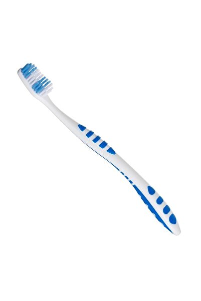 Jumbo Periuță de dinți pentru adulți, duritate medie, mâner ergonomic și igie...