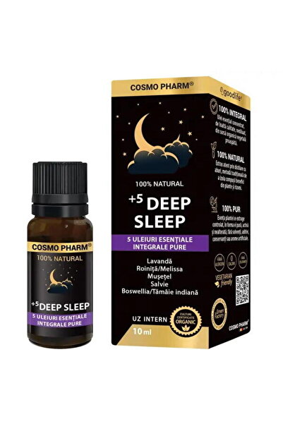 Cosmo Pharm +5 Deep Sleep (5 Uleiuri Esentiale Integrale Pure) 10ml