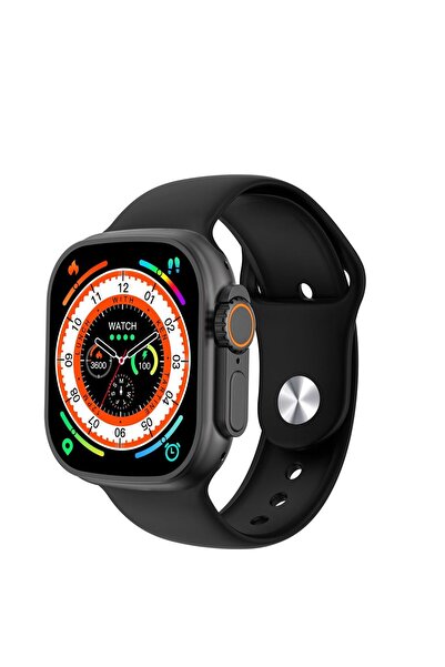 Generic W68 Plus Sport Fitness Smart Watch Black with Wireless Charge