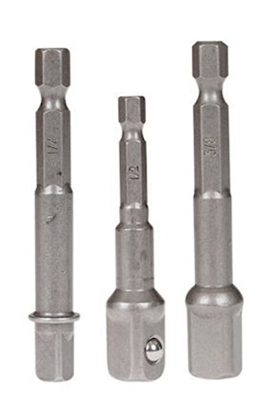 KRAUSMANN AC10500 Αντάπτορες 50μμ Για Καρυδάκια Σετ 3τεμ