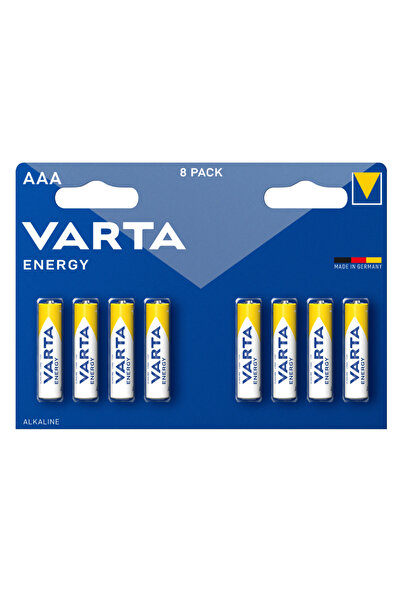 Varta Αλκαλικές Μπαταρίες AAA 1.5V 8τμχ