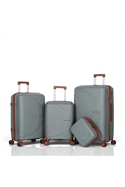 AVIATOR Aviator Brand 4 Piece Luggage Set - Durable Polypropylene Travel Bags