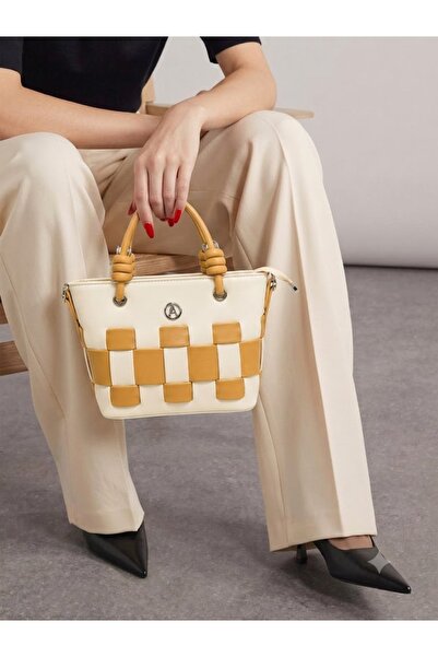 H&D COLLECTİON Knitted Detailed Small Shoulder Bag 19/15 cm