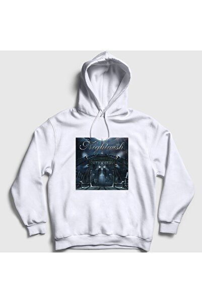 Presmono Unisex White Imaginaerum Metal Nightwish Hooded Sweatshirt 612339Tt