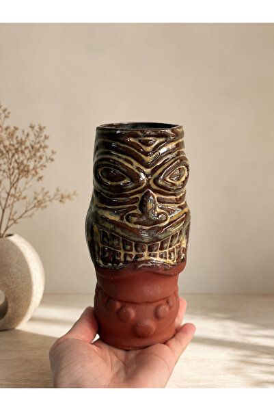 El Yapımı Stoneware Seramik TikiMug