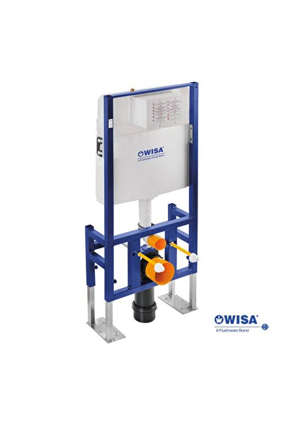 Wisa SLIM STAND 362-2922 Καζανάκι Εντοιχιζόμενο Πλαστικό Ορθογώνιο Χαμηλής Πί...