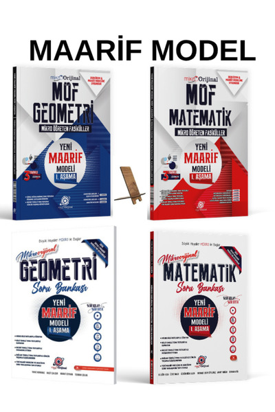 Orijinal Yayınları 2028 Model Mikro Orijinal MÖF TYT Matematik ve Geometri Ko...