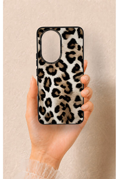 Vip Case Honor 200 5G Uyumlu Leopar Derisi Desenli Silikon Kılıf