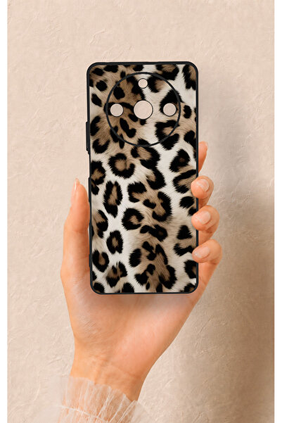 Vip Case Realme 11 Pro Uyumlu Leopar Derisi Desenli Silikon Kılıf
