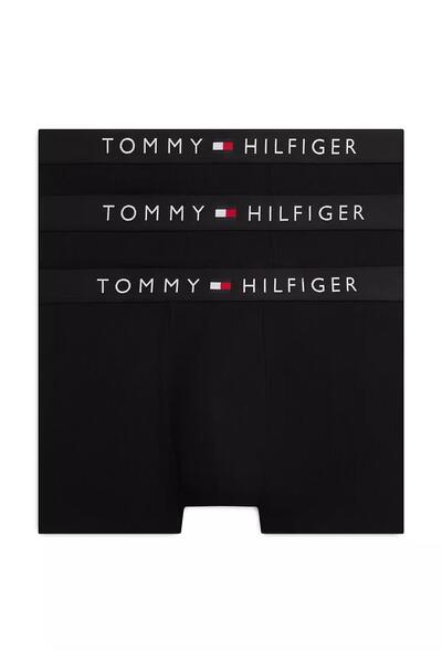 Tommy Hilfiger Erkek Siyah 3'lü Boxer UM0UM03884