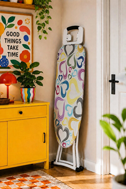 pionny Keçeli Ütü Masası Kılıfı - 55x140 cm - Amour