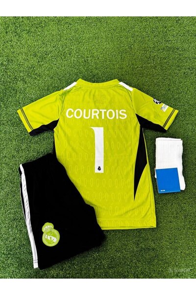 Alaturka Mix Real Madrid 2026 Courtois Yeni Sezon Kaleci Çocuk Forması 4'lü Set