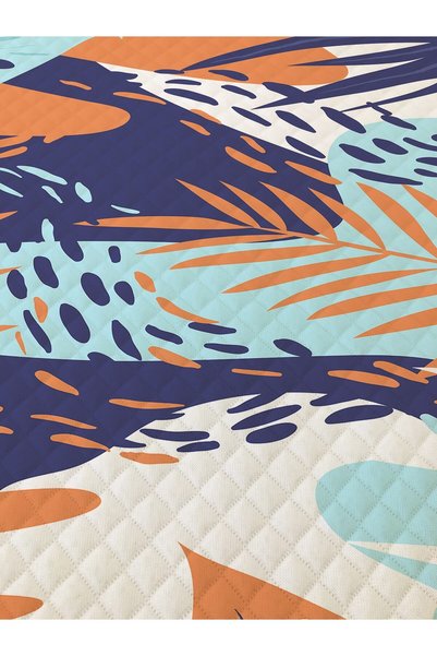 milbaygrup Modern Patterned Baby and Child Printed Single Pique Set 160 X 220 cm Colorful