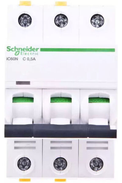 Schneider Electric Întrerupător automat de curent Ic60n 3P 0.5A C A9f04370
