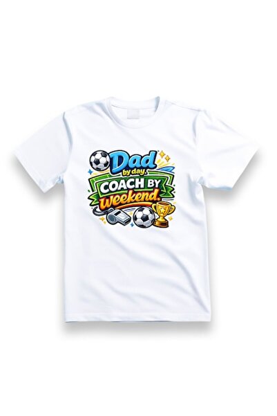 OEM Tricou personalizat cu mesaj: Tată pe timp de zi. Coach by weekend, model...
