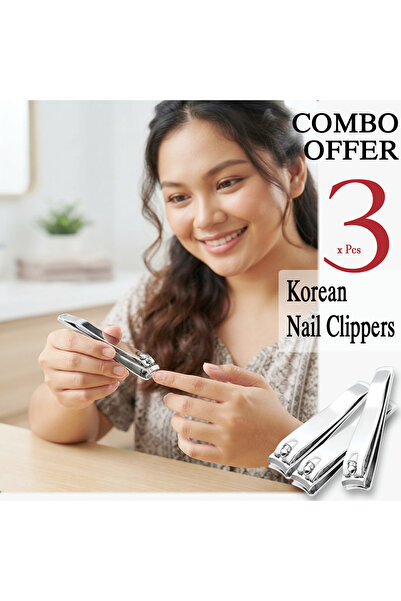 Loox Korean Nail Clippers- Professional Stainless Steel Nail Clippers X 3Pcs