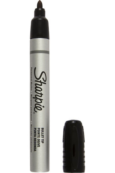 Sharpie Markere permanente 1mm Negru 12 bucăți