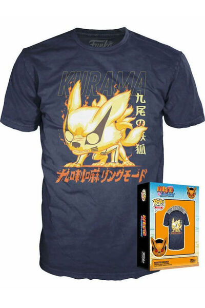 Funko Pop! Tricou cu animație: Naruto - Kurama XL