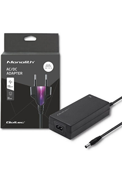 Qoltec Încărcător pentru laptop 60W 12V 5A 5.5*2.1mm + Cablu de alimentare