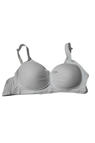 Alone Angel Lingerie Beyaz Pili Detaylı Dolgusuz Toparlayıcı Sütyen