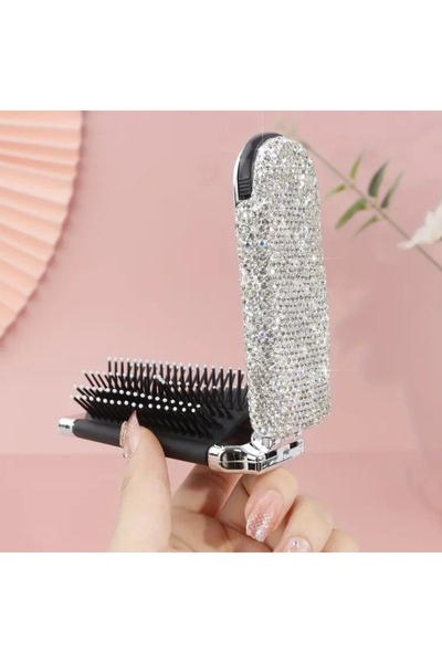 mutlu adım 22cm Taş Kaplamalı Parlak Taşlı Tarak Aynalı