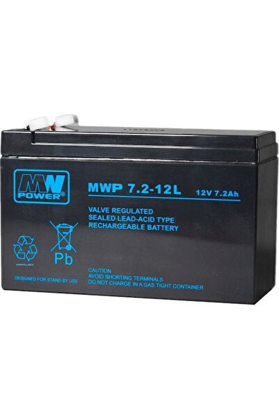 MW Power Baterie UPS cu capacitate 7.2Ah și tensiune 15V 12V/7.2AH-MWP 1 buc.