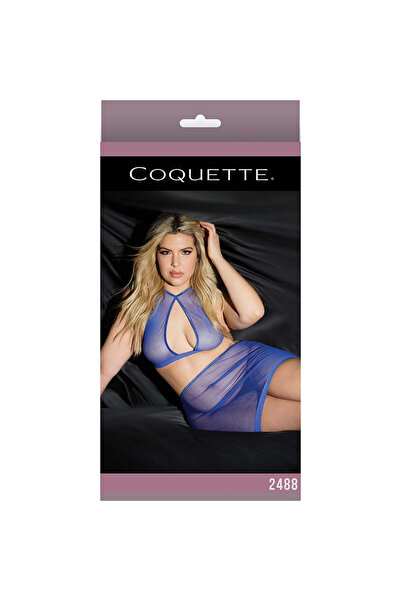 Coquette Διχτυωτό Τοπ και Φούστα - Μεγάλα Μεγέθη