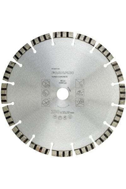 RAWLPLUG Disc diamantat turbo pentru beton, de uz intens, 125x22.23mm Rt-ddt-...