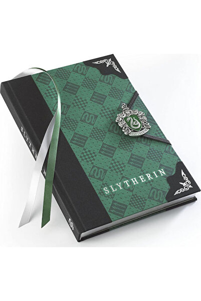 The Noble Collection Caiet Slytherin liniat cu elastic Verde Cod: NN7339