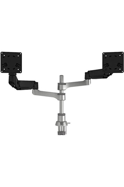 R-GO Tools Suport de birou montat pe birou pentru 2 monitoare de până la 32 d...