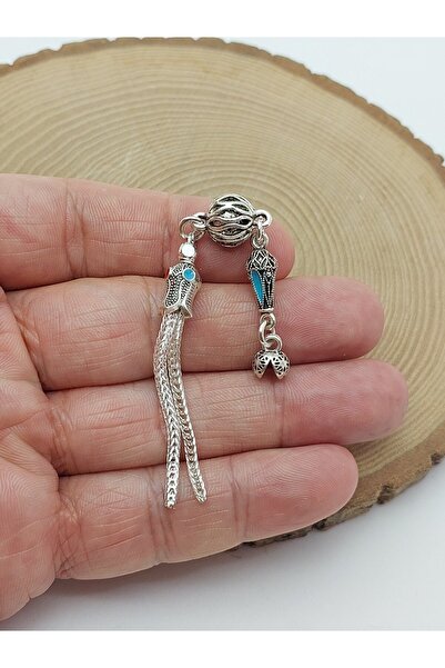 Yasamtohumu Double-Branch Metal Prayer Beads with Tassel/2 Pieces (62472)