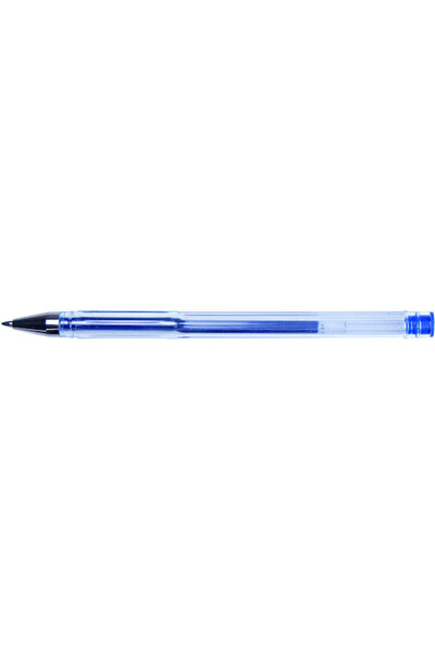 OFFICE products Pix cu gel transparent, vârf de 0.7mm, albastru