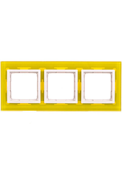 Kontakt-Simon Cadru comutator de culoare galbenă WMDZ-0130xS-090
