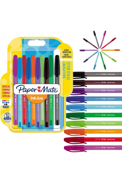 Paper-Mate Paper Mate 100 Pixuri cu bilă 10 bucăți