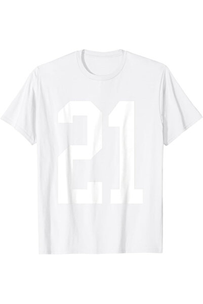 12 Teknoloji Men'S #21 Jersey T-Shirt 180gsm Heavyweight 100% Pure with Bold ...