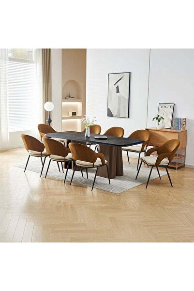 Danube Home Kumo 1+8 Seater Dining Set 9-Piece Comfortable Dining Set