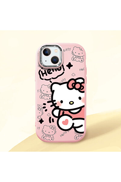 PATTERNOVA iPhone 13/14 Uyumlu Sevimli Karikatür Yumuşak Kılıf, Net Baskı,Dar...