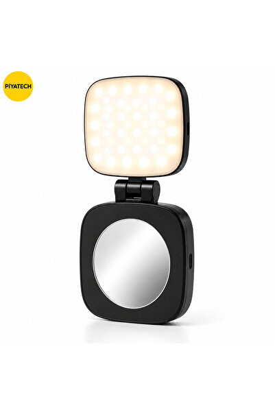 PİYATECH XK-FL05 Magsafe Uyumlu Aynalı Mini Led Fill Light Taşınabilir Telefo...