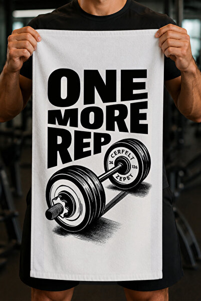 Charmbi One More Rep Premium 45X90 Sports Towel |   Sweat Absorbing Cotton Di...