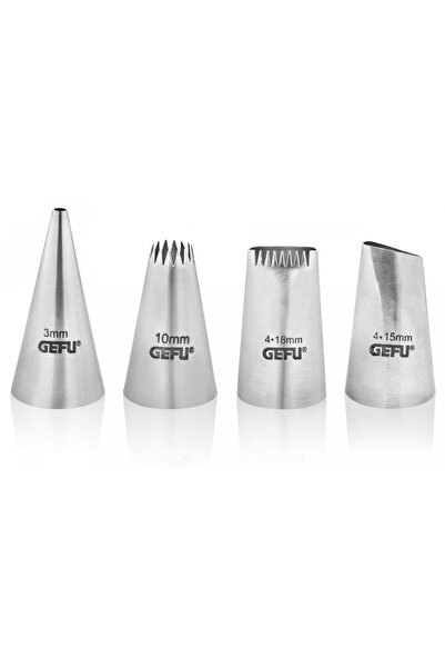 GEFU Set 4 duze decorare torturi, GEFU, Argintiu
