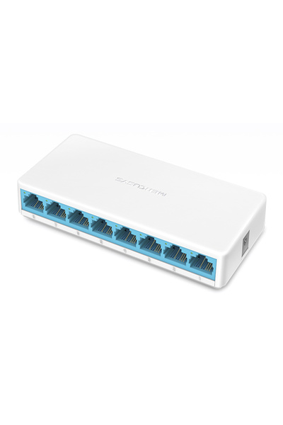 Mercusys Επιτραπέζιος Διανομέας MS108, 8x 10/100 Mbps, Έκδοση. 2
