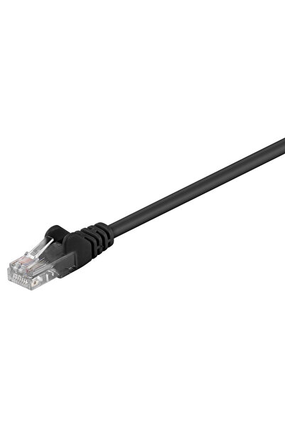 goobay GΟOBAY καλώδιο δικτύου 68644, CAT 5e U/UTP, CCA, PVC, 1m, μαύρο